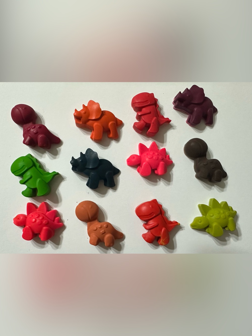 Handmade Dino Crayon Set Of 8-❄️
